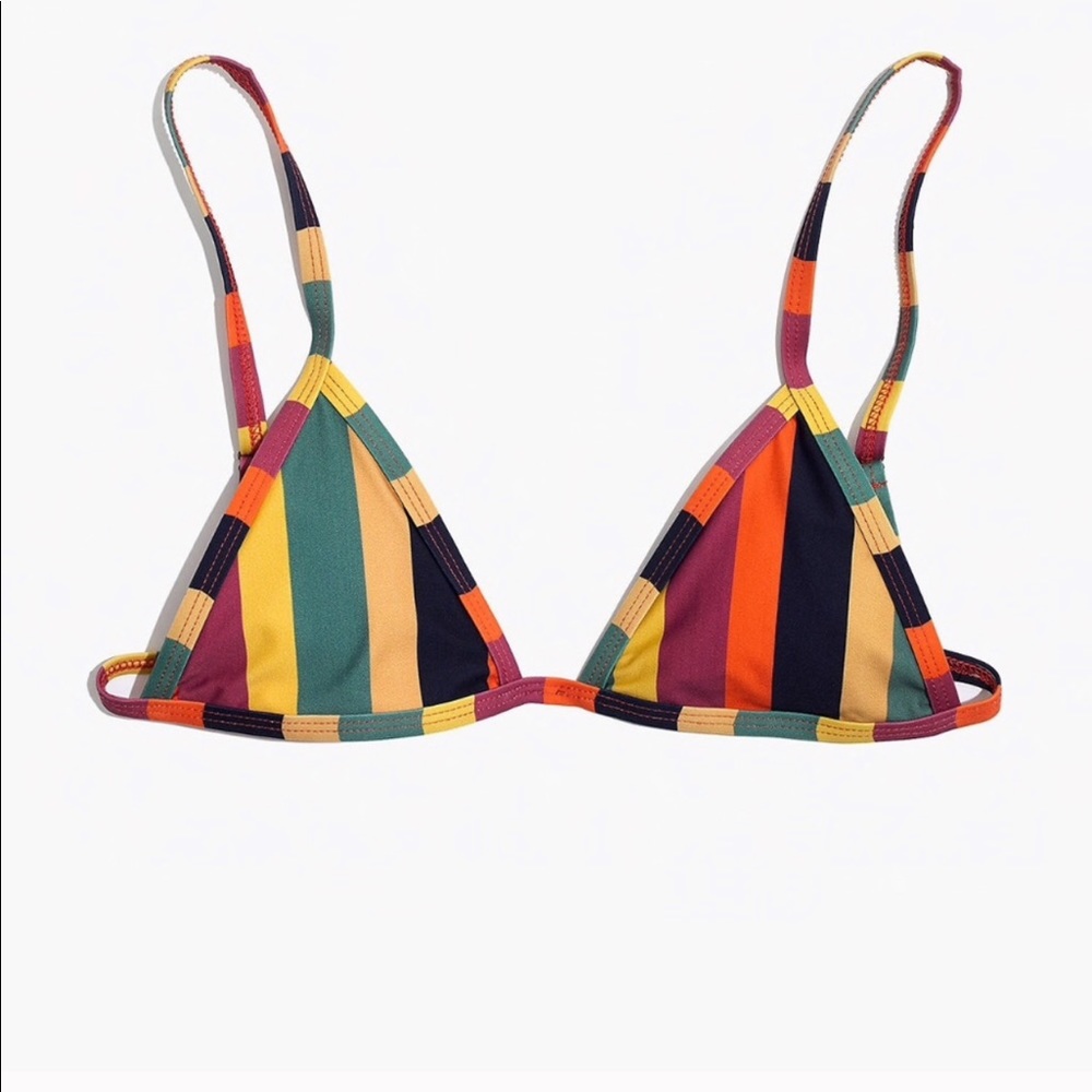 Madewell x Tavik Stripe Bikini Top